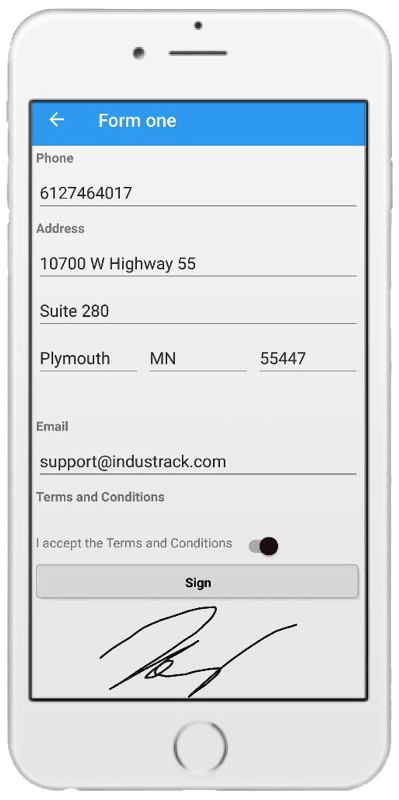 Mobile Forms with Signature